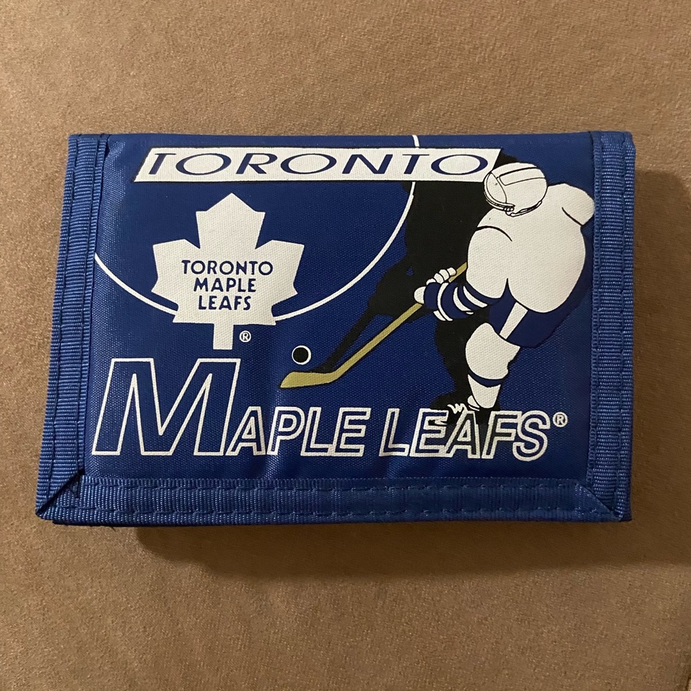Toronto Maple Leafs Blue Trifold Wallet